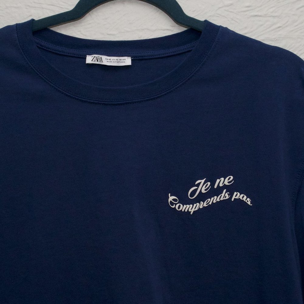 Je Ne Comprends Pas - Zara Shirt - Size X-Large